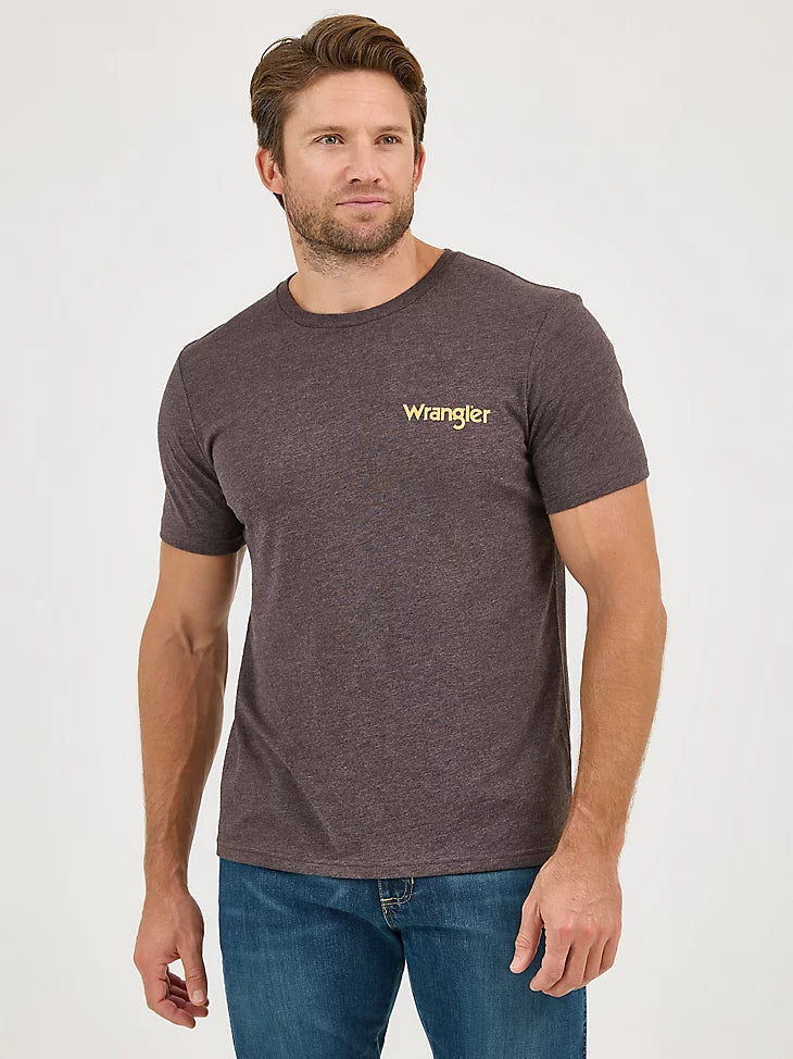 Wrangler Men's Graphic Logo T-Shirt in Desert Bistre