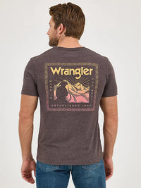 Wrangler Men's Graphic Logo T-Shirt in Desert Bistre