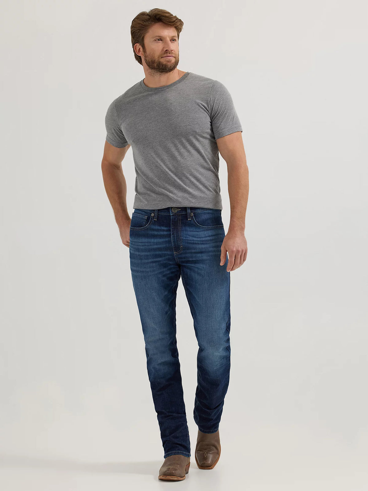 Wrangler 20X Men's No. 44 Slim Straight Jean in Brockton