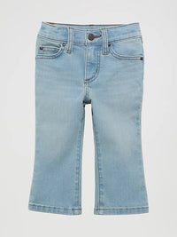Wrangler Baby & Toddler Boy's Stitched Pocket Western Slim Bootcut Jean in Beach Wash