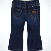Wrangler Baby and Toddler Boy's Stitched Pocket Slim Boot Jean in Bunkhouse