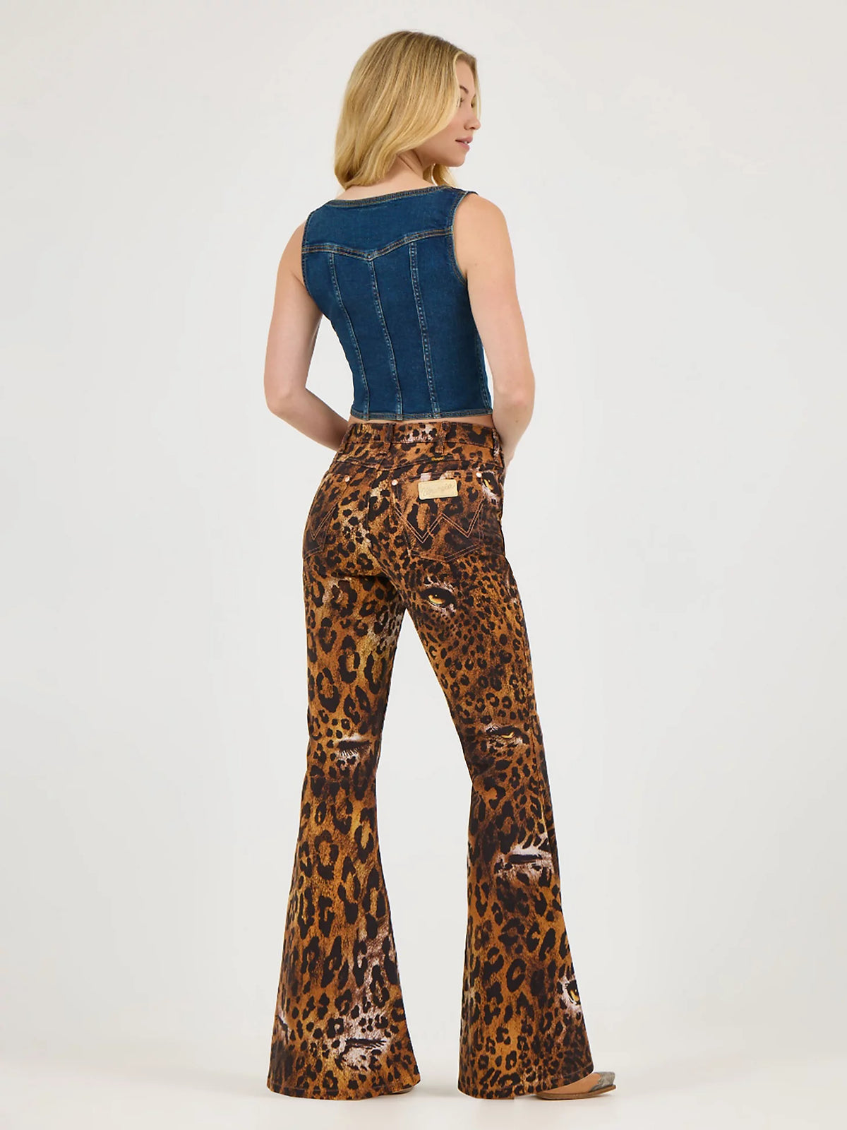 Wrangler x Lainey Wilson Pony Up Bustier Top in Boho Wash