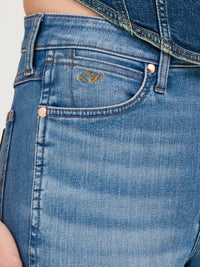 Wrangler x Lainey Wilson Boot Huggers in Wrangler Blue Wash