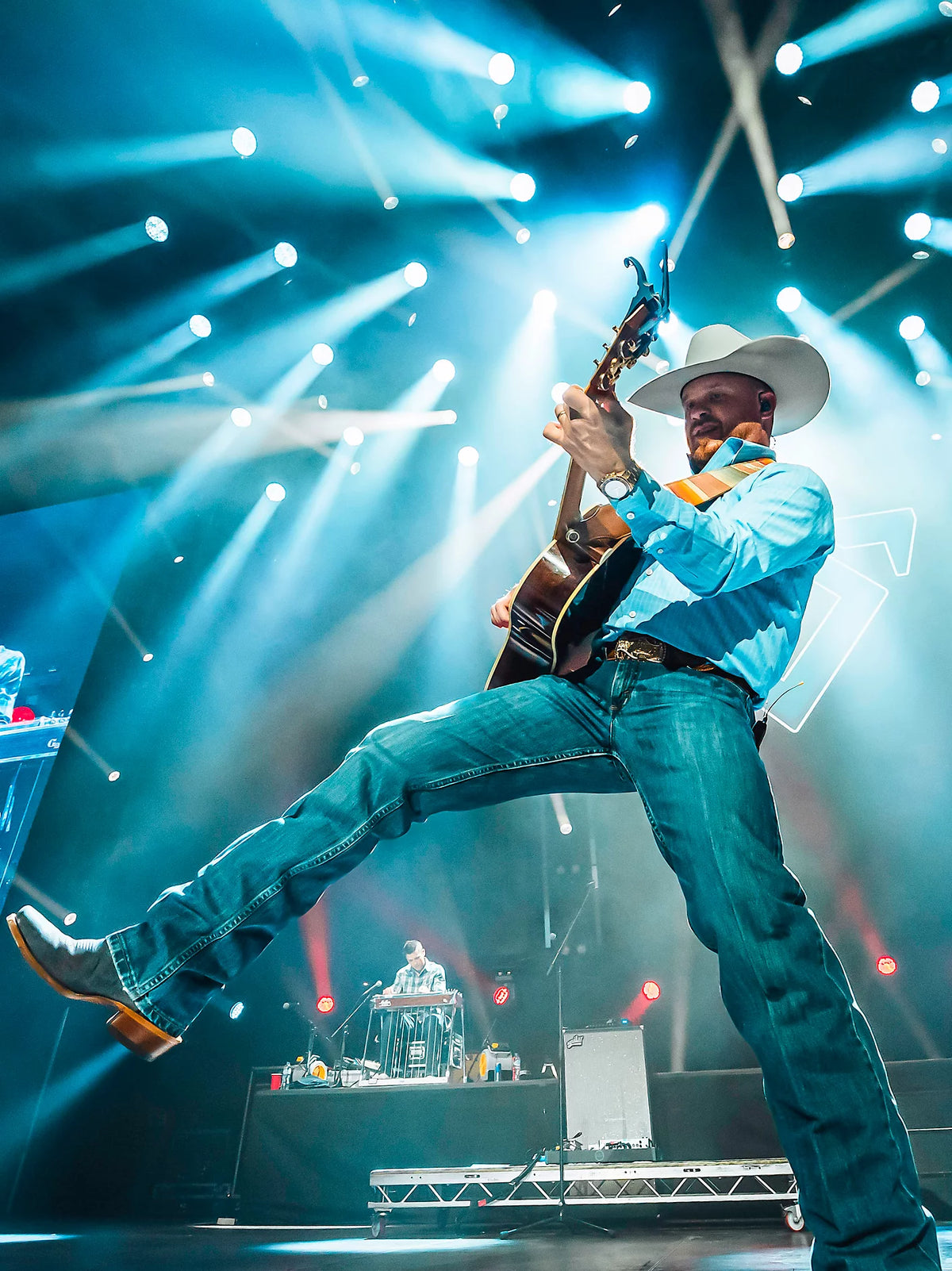 Wrangler 20X Men's Cody Johnson Advanced Comfort 01 Competition Regular Fit Jean in Blue Stone