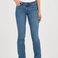 Wrangler Retro Women's Mae Mid Rise Bootcut Jean in Dahlia