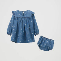 Wrangler Baby & Toddler Girl's L/S Denim Trapeze Dress