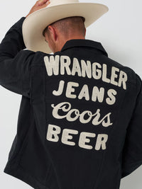 Wrangler x Coors Men's Pinnacle Jacket in Washed Black