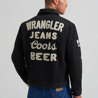 Wrangler x Coors Men's Pinnacle Jacket in Washed Black