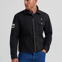 Wrangler x Coors Men's Pinnacle Jacket in Washed Black