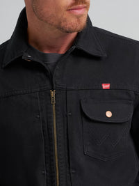 Wrangler x Coors Men's Pinnacle Jacket in Washed Black