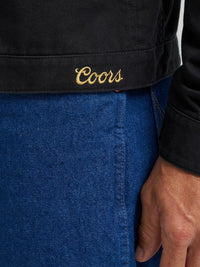 Wrangler x Coors Men's Pinnacle Jacket in Washed Black