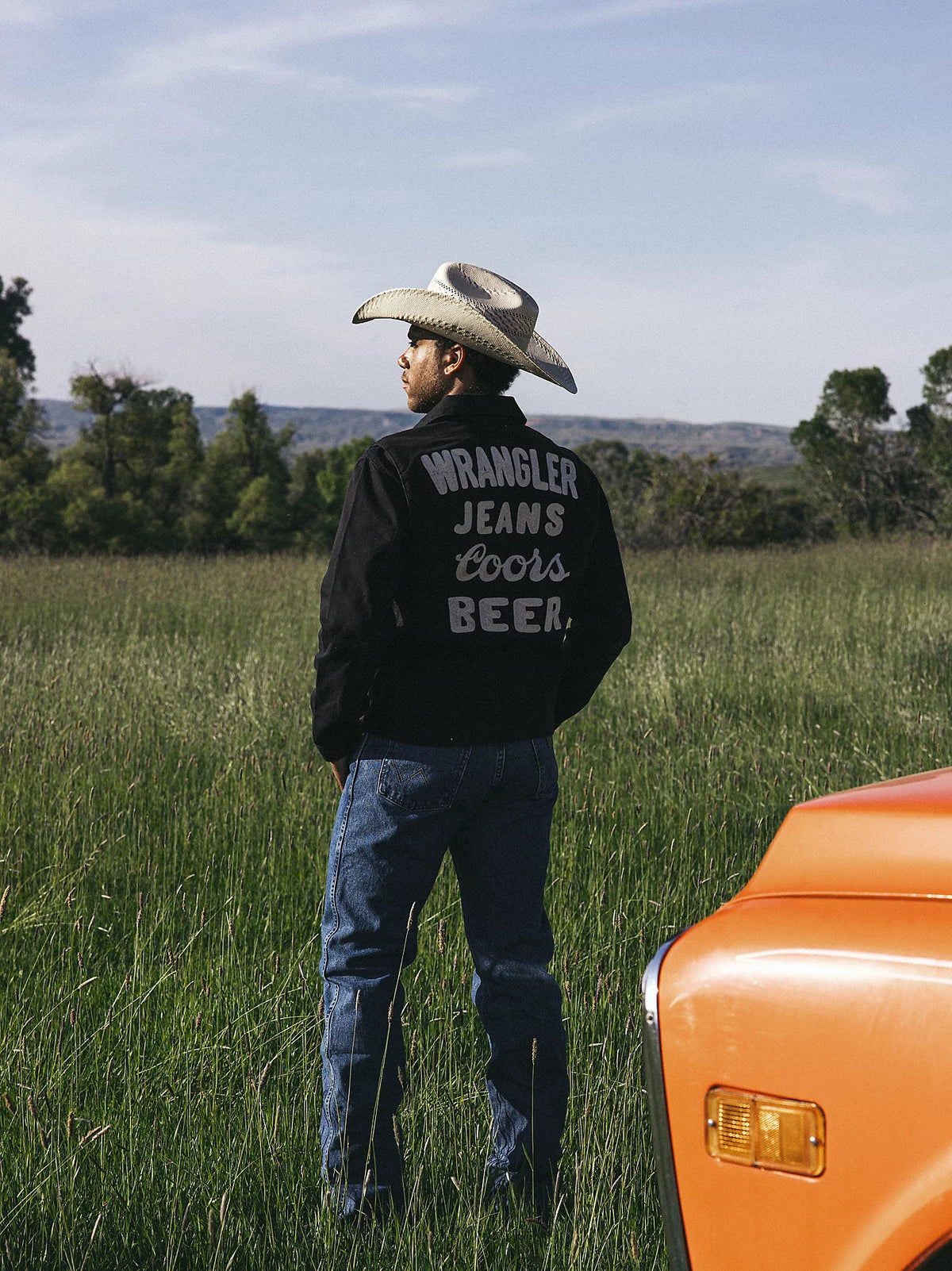 Wrangler x Coors Men's Pinnacle Jacket in Washed Black