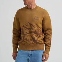 Wrangler x Coors Men's L/S Sweater in Dijon