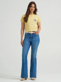 Wrangler x Coors Women's Colorado Tee in Buff Yellow