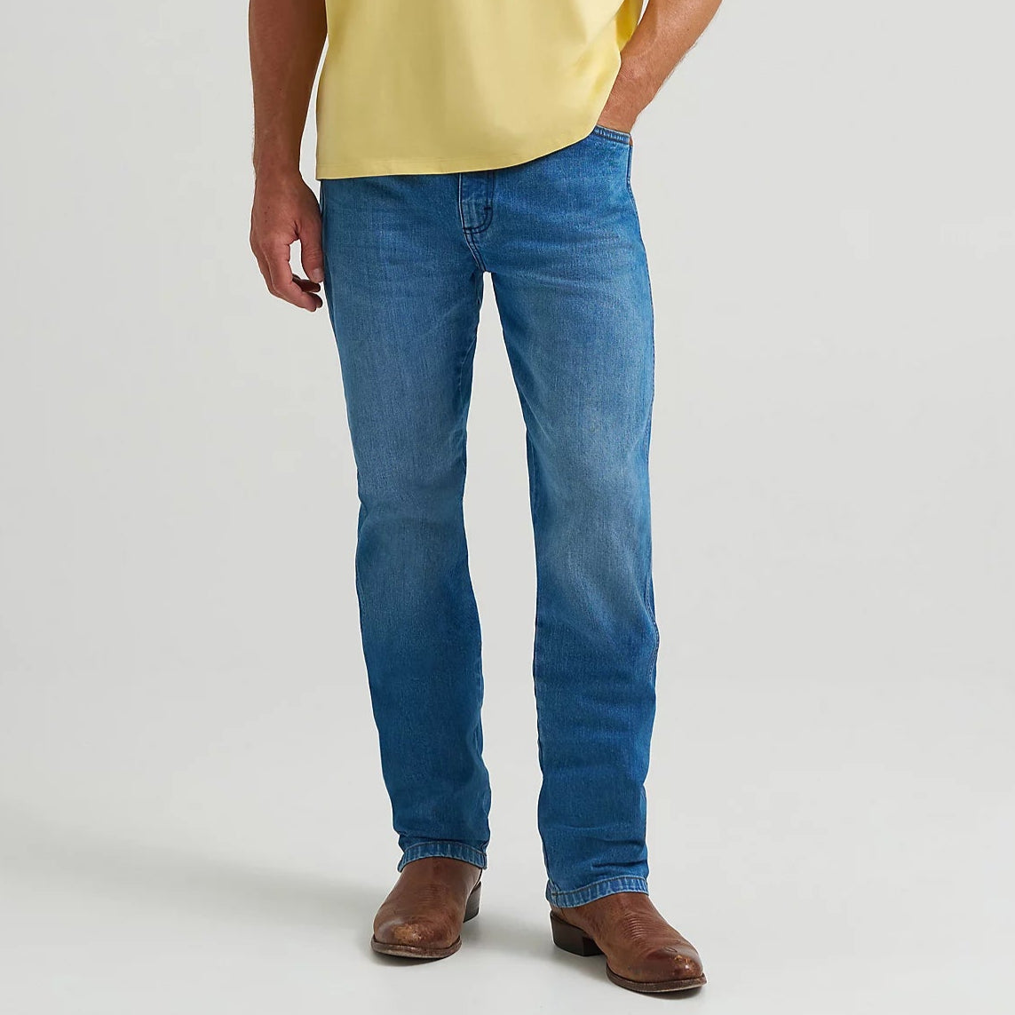 Wrangler x Coors Men's 13MWZ Cowboy Cut Jean in Golden Blue