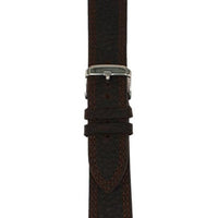 Nocona Double Stitched Dark Brown Watch Band