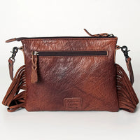 American Darling Hair on Hide Longhorn Fringe Crossbody Bag