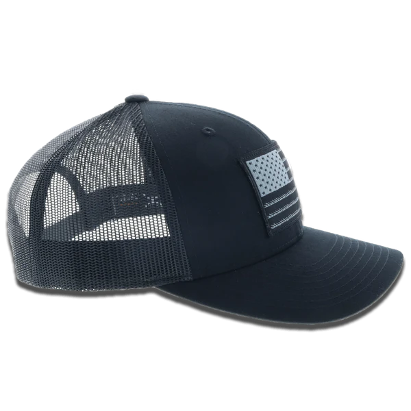 Hooey "Liberty Roper" Ball Cap in Black