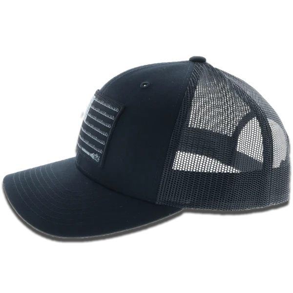 Hooey "Liberty Roper" Ball Cap in Black