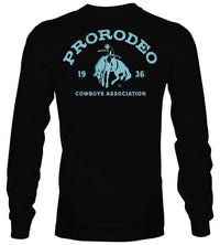 Hooey Men's Pro Rodeo Logo Long Sleeve Tee in Black