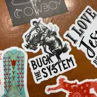 Western Vinyl Decal Stickers (Multiple Varieties)