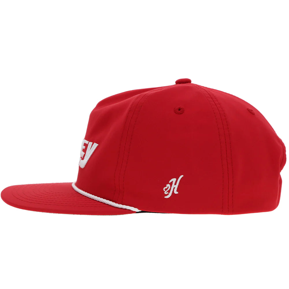 Hooey "White Knuckle" Red/White Trucker Hat