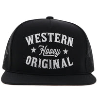 Hooey "Knock Out" Rope Trucker Hat in Black