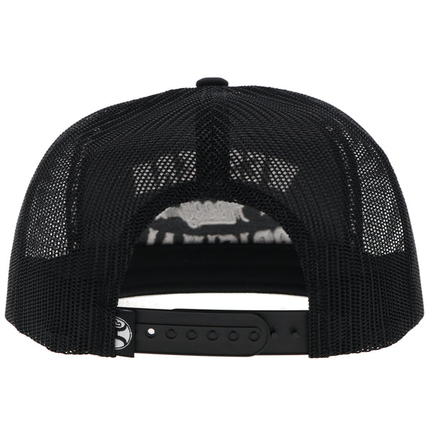 Hooey "Knock Out" Rope Trucker Hat in Black
