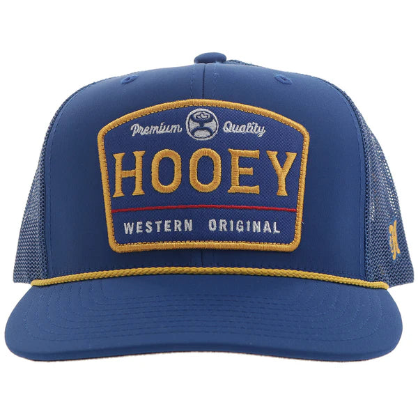 Hooey "Trip" Rope Trucker Hat in Blue