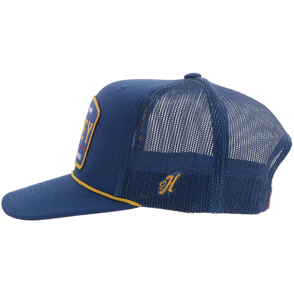Hooey "Trip" Rope Trucker Hat in Blue