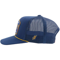 Hooey "Trip" Rope Trucker Hat in Blue
