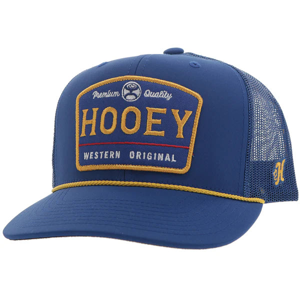 Hooey "Trip" Rope Trucker Hat in Blue