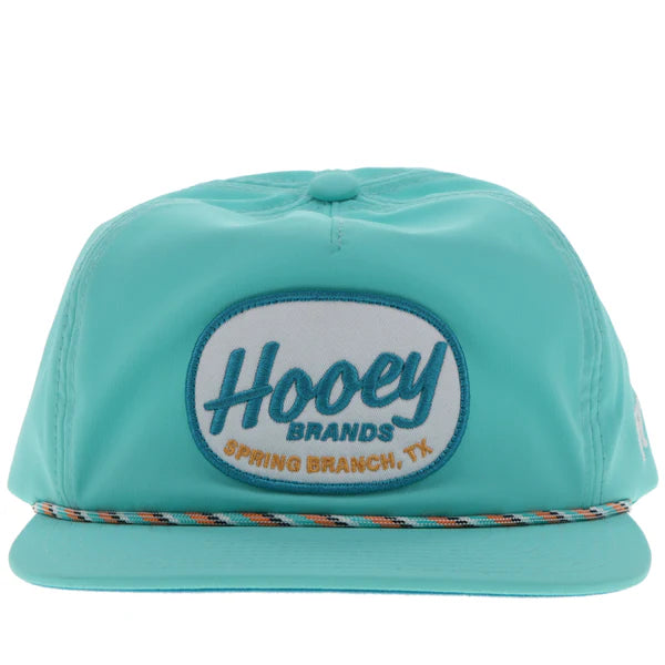 Hooey "Local" Rope Trucker Hat in Turquoise