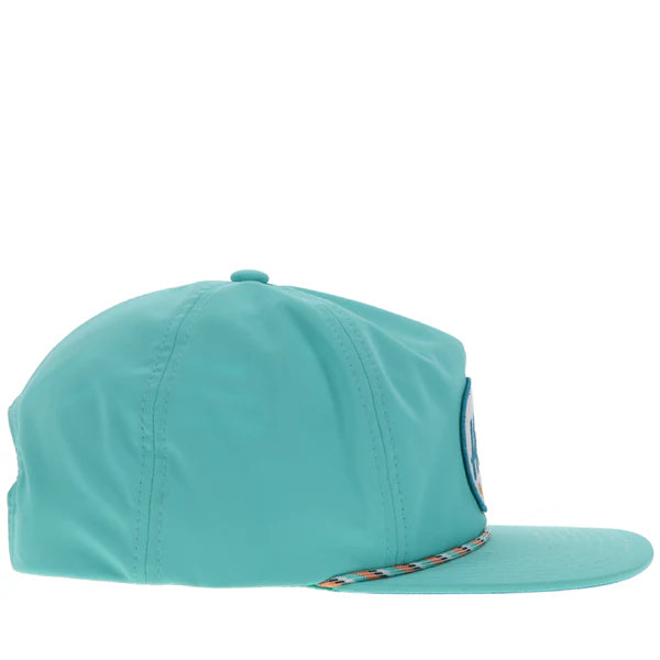 Hooey "Local" Rope Trucker Hat in Turquoise