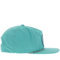 Hooey "Local" Rope Trucker Hat in Turquoise