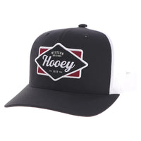 Hooey "Diamond" Logo Patch Hat in Black