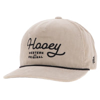 Hooey "OG" Rope Trucker Hat in Cream Corduroy