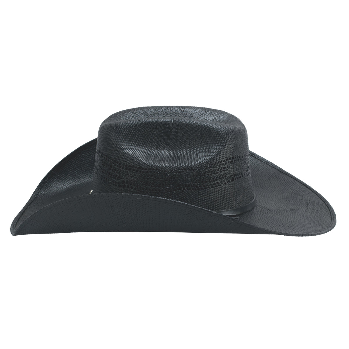 Bullhide Go-Round Bangora Straw Hat in Black