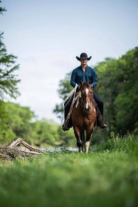 Hooey Men's L/S Sol Solid Western Snap Shirt in Navy
