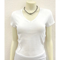 16" Silver Navajo Inspired Bead Necklace