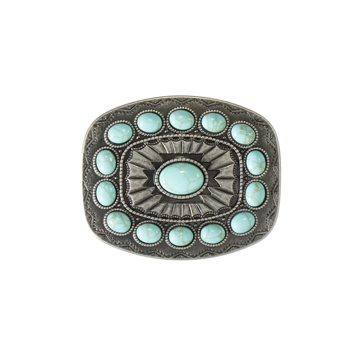 Blazin Roxx Turquoise Stone Belt Buckle