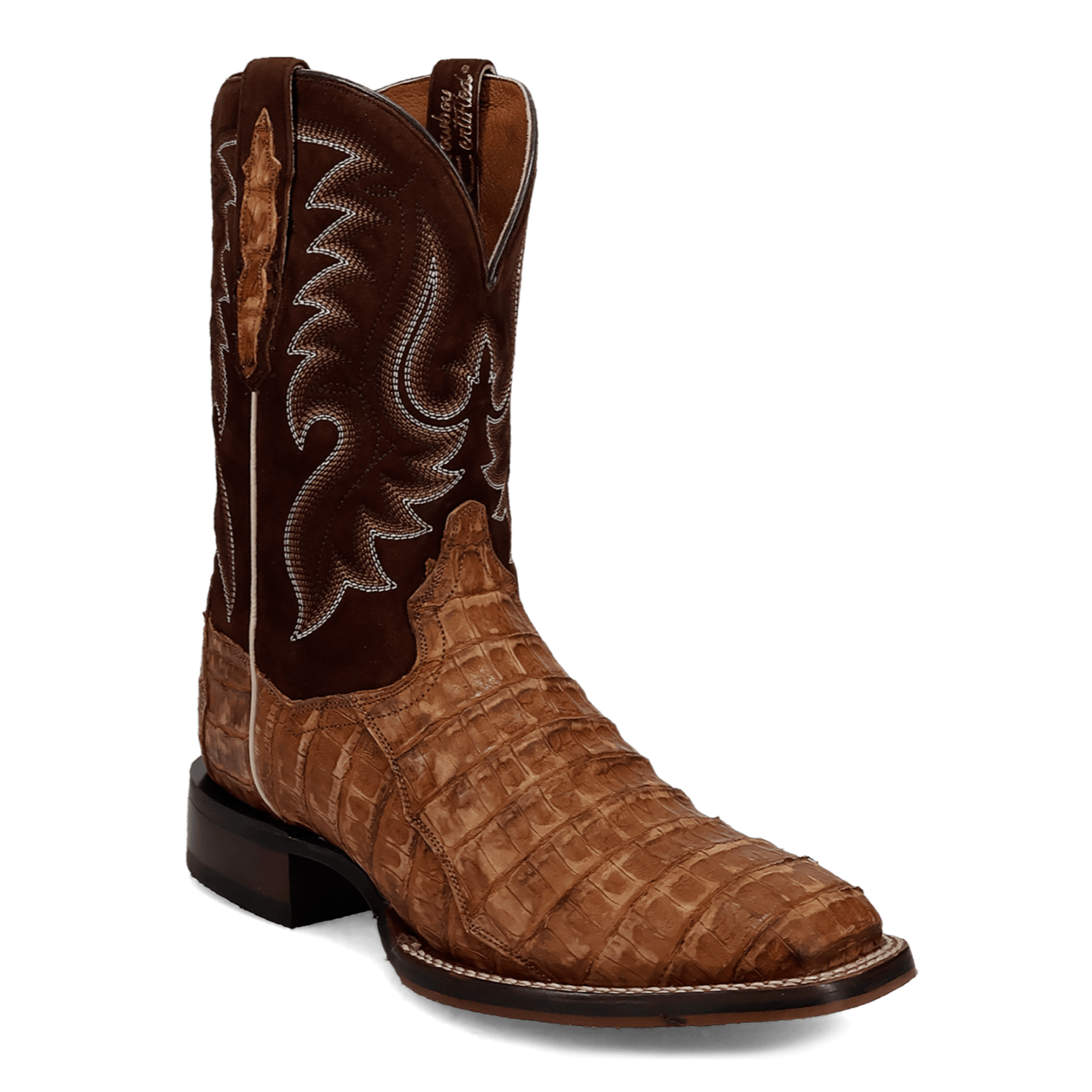 Dan Post Men's Leon Brass Caiman Cowboy Boot – Branded