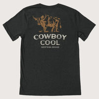 Cowboy Cool Toro Graphic Tee in Black