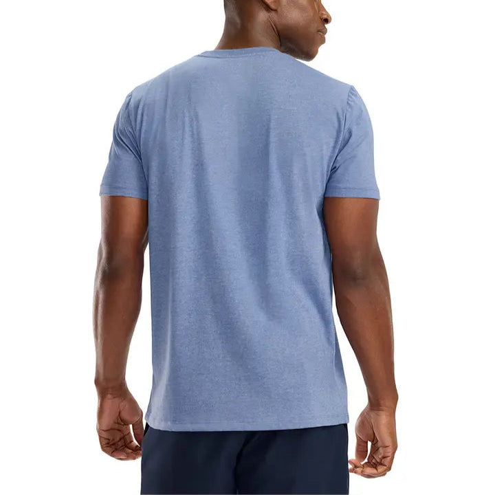 Men's Little Friend Graphic T-Shirt in Heather Blue