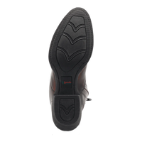 Laredo Men's Fletcher Zip Up Leather Boot in Antique Tan