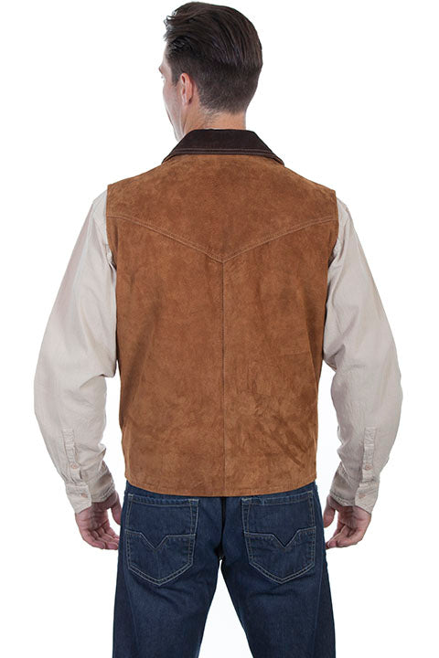 Scully Men's Suede Concealed Carry Vest