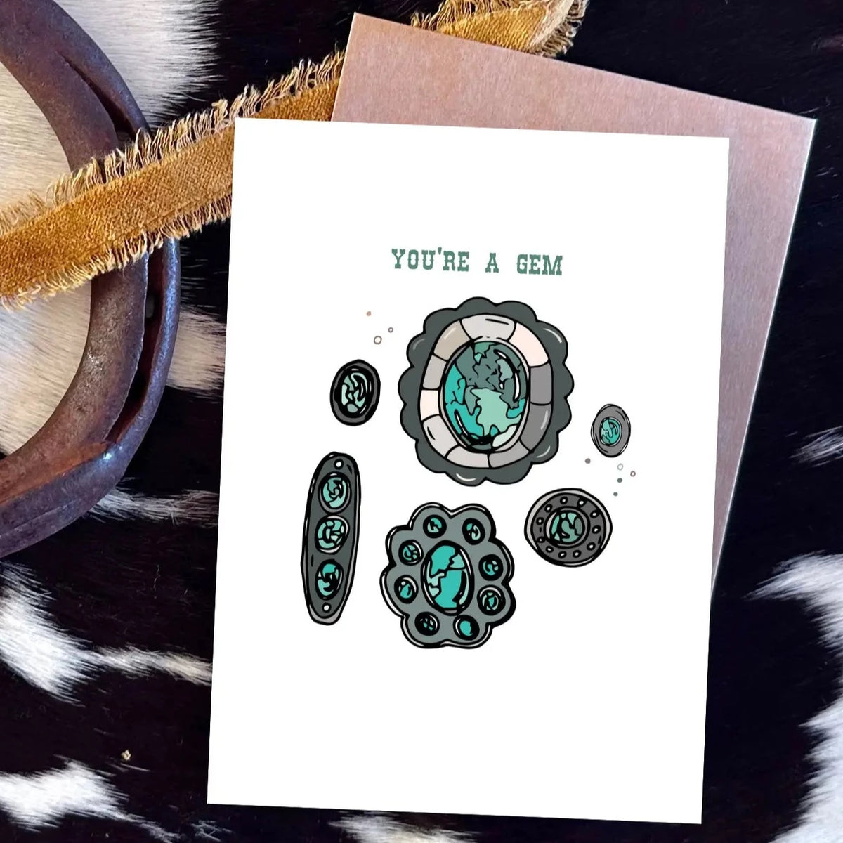 Western Greeting Cards by Tirzah Lane Art