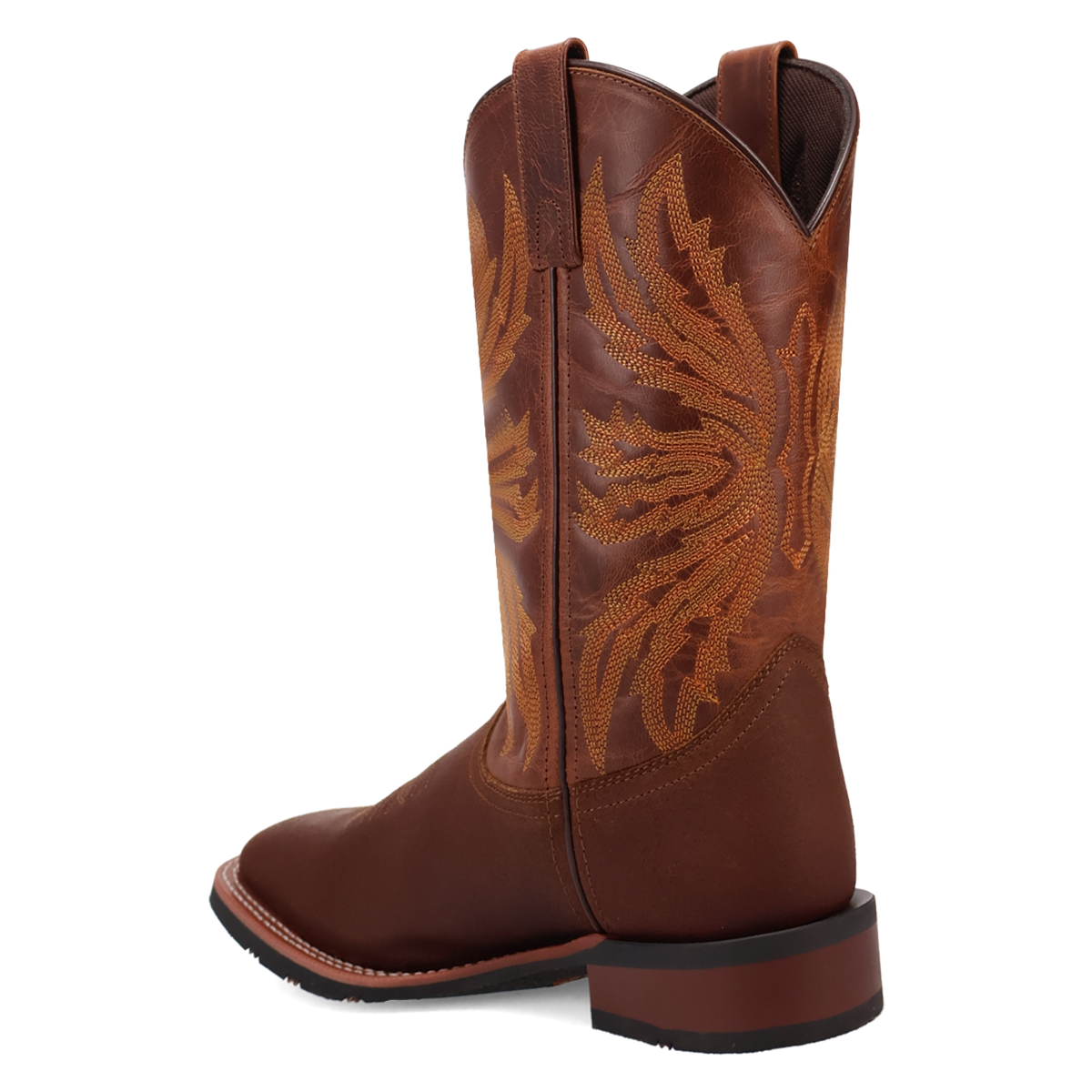 Laredo Men's Chet Western Boot in Dark Rust