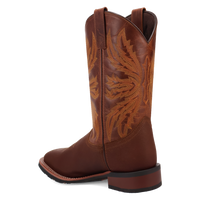 Laredo Men's Chet Western Boot in Dark Rust