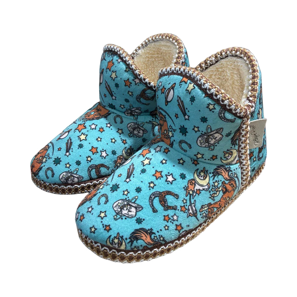 Blazin' Roxx Women's Kara Boot Slipper in Aqua